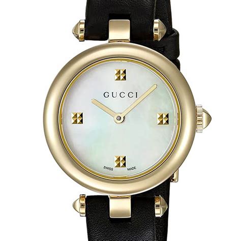 gucci ya141505|Gucci YA141505 Women's Diamantissima Leather Mother of .